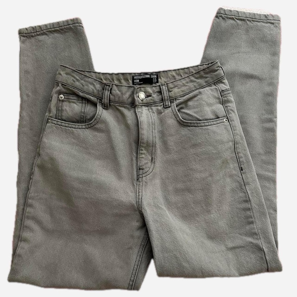 Grey mom jeans